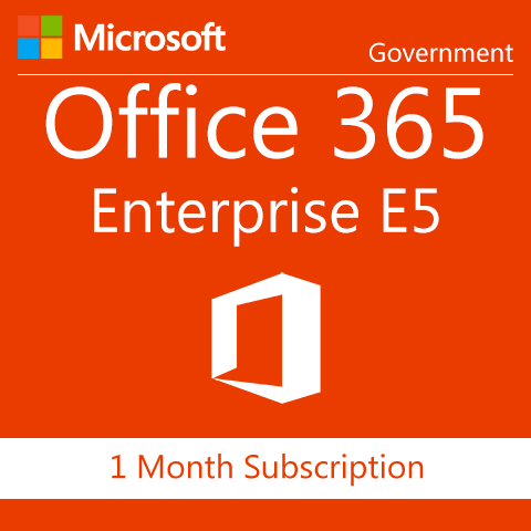 Microsoft Office 365 Enterprise E5 – Government Instant email delivery