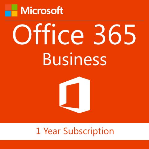Microsoft Office 365 Business with Installation Media 1 Year full Subscription